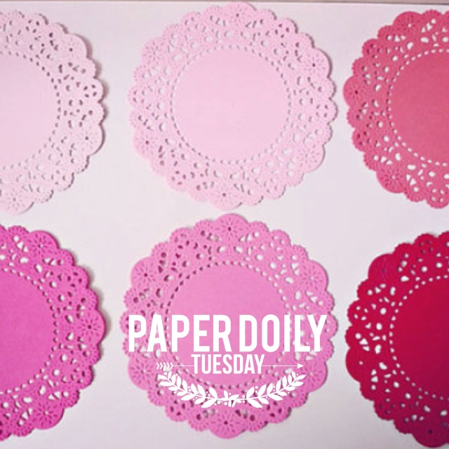 Parisian Lace Pink Paper Doilies